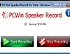 스피커 출력 사운드 녹음 PCWin Speaker Record 1.0.0.7 (Vista/Win7) 썸네일
