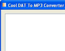 DAT→MP3 변환 Cool DAT To MP3 Converter 1.0 썸네일
