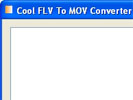 FLV→MOV 변환 Cool FLV To MOV Converter  1.0 썸네일