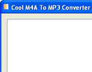 M4A→MP3 변환 Cool M4A To MP3 Converter 1.0 썸네일