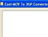MOV→3GP 변환 Cool MOV To 3GP Converter 1.0 2010 썸네일
