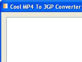MP4→3GP 변환 Cool MP4 To 3GP Converter 1.0 썸네일
