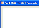 WMV→MP3 변환 Cool WMV To MP3 Converter 1.0 썸네일