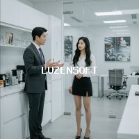 탕비실에서 사장과 비서 대화중 2 썸네일