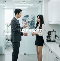 탕비실에서 사장과 비서 대화중 3 썸네일