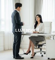 사장과 대화중인 비서 04 썸네일