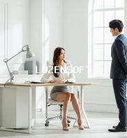 사장과 대화중인 비서 08 썸네일