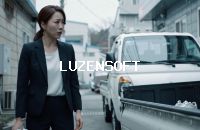 트럭에 놓을까 말까 고민하는 그녀 비디오 썸네일