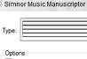 악보 오선지 인쇄Simnor Music Manuscriptor 1.0 썸네일