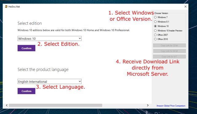 윈도우/오피스 ISO 다운로드 툴 Microsoft Windows and Office ISO Download Tool 4.20 썸네일