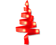 [크리스마스트리] Animated Christmas Tree 2011- Red Christmas Tree 썸네일