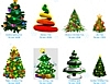 [크리스마스트리] Animated Christmas Tree 2011- A collection of eight Christmas trees to your desktop 썸네일