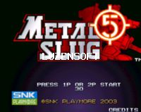 네오지오 게임 - 메탈슬러그 5 (Metal Slug 5) 썸네일